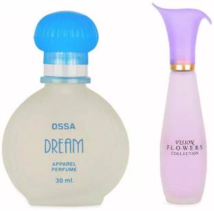 OSSA Vision Flowers EDP 35ml And Dream Collection EDP 30ml Long Lasting Fragrance Perfume  -  65 ml