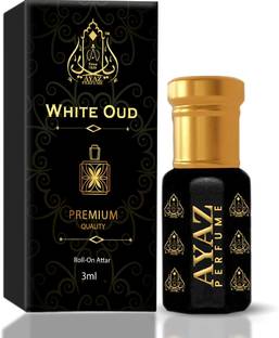 Ayaz WHITE OUD M Attar| Strong Masculine Non-Alcoholic Roll-On Long Lasting Attar OUD Eau de Parfum  -  3 ml