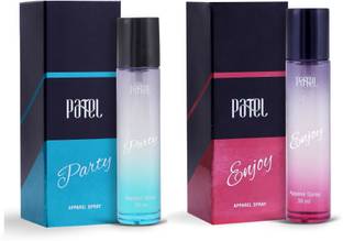 PATEL Party 30 ML+Enjoy 30 ML Long Lasting Apparel Spray Perfume  -  60 ml