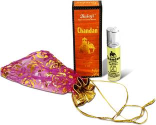 De-Ultimate (Pack of 8ml) Pure Mysore Sandal Long Lasting Roll-On Attar Handkerchief Perfume Perfume  -  8 ml