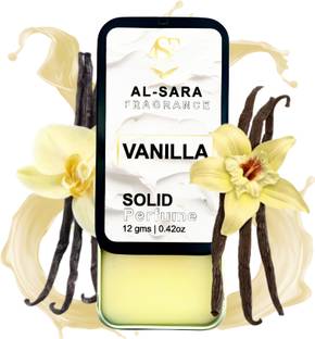 AL SARA FRAGRANCE Vanilla Solid Perfume | Long-Lasting, Non-Greasy Perfume | Travel-Friendly Eau de Cologne  -  12 ml