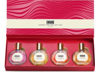 Engage Gift Set Luxury Travel Perfume, Long Lasting Fragrance, Wedding Hamper(25mlx4) Eau de Parfum  -  100 ml