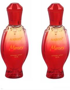 Aaron Mercury Long Lasting (Pack of 2) Perfume  -  50 ml