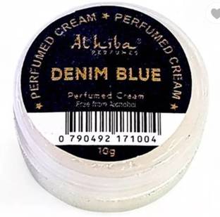 Al Hiba Denim Blue Perfumed Body Deodorant Cream Perfume  -  10 ml