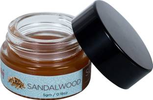Sugandhim Solid Wax Perfume Sandal, 1 x 5gms, Blend Of Bees & Floral Wax With Natural Essence, Pulse Point, Energised All Day, Long Lasting, For All Skin Types, For Men & Women, Made In India Perfume  -  5 ml