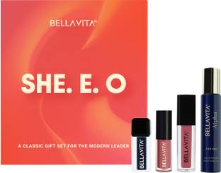 BELLAVITA SHE.E.O Gift Set | Bold Color & Luxe Fragrance | Fast-Dry Formula Perfume  -  21.6 ml
