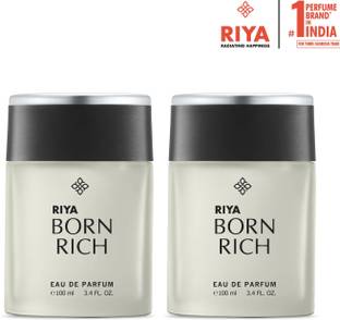 RIYA Born Rich Perfume for Boys | Long Lasting | Mild Fragrance | Combo of 2 Eau de Parfum  -  200 ml