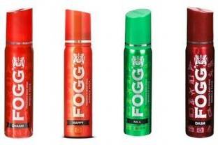 FOGG CHARM HAPPY DASH & NICE 25ML PACK OF 4 25ML PACK 4 Eau de Parfum  -  100 ml