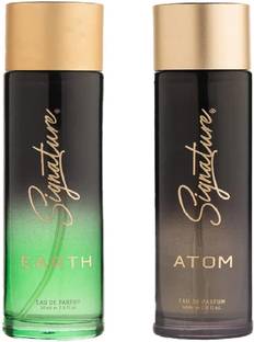 Signature Earth & Atom Long Lasting Fragrance - Occasional & Casual (60ML Each, Pack Of 2) Eau de Parfum  -  120 ml