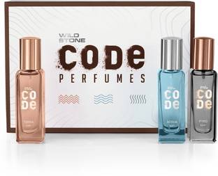 Wild Stone CODE Luxury Perfume Gift Set for Men- 20ML x 3, Long-Lasting Premium Perfume for Him Eau de Parfum  -  60 ml