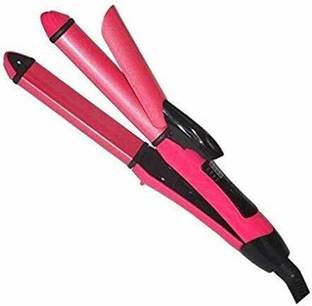 KESHAVART 2 in 1 Hair Straightener And Curler