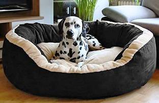 KOZI PET Cozy Polyester Filled Soft Dual Color XXL Pet Bed