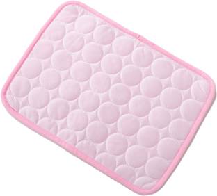 KUBER INDUSTRIES Rectangular Dog & Cat Bed|Premium Cool Ice Silk with Polyester With Bottom Mesh S Pet Bed