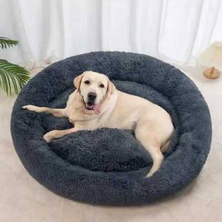 Zexsazone Round donut soft pet bed is perfect for large dog, pet family size M Pet Bed