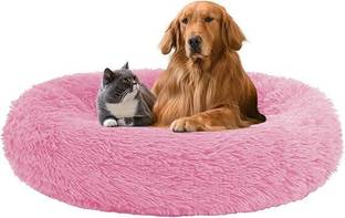 Zexsazone Round donut soft pet bed is perfect for large dog, pet family size M Pet Bed