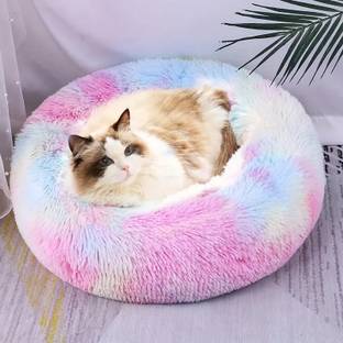 Zexsazone The round donut pet bed is perfect for indoor Dog's, puppies Cats XXXL Pet Bed