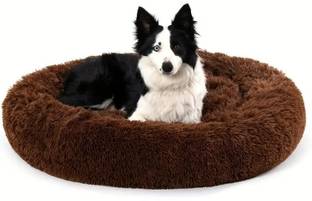 Zexsazone The round donut pet bed is perfect for indoor cats and puppies winter, Summer XL Pet Bed