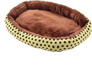 KUBER INDUSTRIES Dog & Cat Bed|Soft Plush Top Pet Bed|High-Quality Polyester Filling M Pet Bed