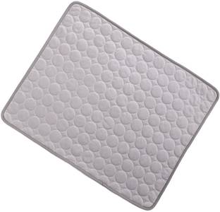 KUBER INDUSTRIES Rectangular Dog & Cat Bed|Premium Cool Ice Silk with Polyester With Bottom Mesh M Pet Bed