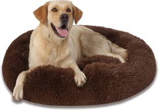 Zexsazone The round donut pet bed is perfect for indoor cats and puppies M Pet Bed