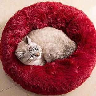 Zexsazone The round donut pet bed is perfect for indoor Dog's, puppies Cats XXXL Pet Bed