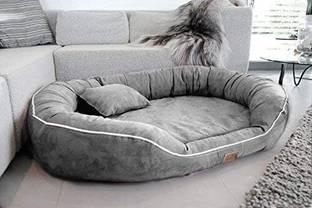Hundur Store Dog Bed Soft Machine Washable Reversible Dog Bed in small size 65x45x12cm S Pet Bed