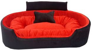 CRAZY SMILE Dog Beds , Pet Sofas & Chair With Collar & Haddi For Dog And Cat XL Pet Bed