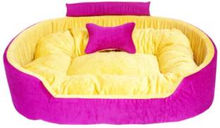 TRANDING STYLISH Luxury Coller Sofas , Beds With Haddi For Dog And Cat M Pet Bed
