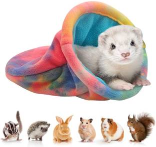 HASTHIP Small Pets Cozy Cave Soft Fabric Warm Insulated S Pet Bed