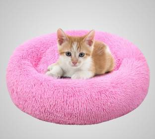 Zexsazone The round donut pet bed is perfect for indoor Dog's, puppies Cats S Pet Bed
