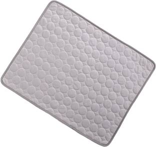 KUBER INDUSTRIES Rectangular Dog & Cat Bed|Premium Cool Ice Silk with Polyester With Bottom Mesh S Pet Bed