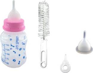 SHOPET Shopet Feeding Milk Bottle –Multi-Color Nursing Feeder Puppies Kittens Goat Plastic Pet Bottle