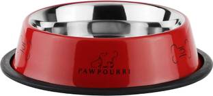 PAWPOURRI Anti-Skid bowl, Stainless steel bowl, washable bowl Stainless Steel Pet Bowl