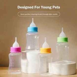 Petfun Puppy Kitten Milk Feeding Bottle for Dogs & Cats Plastic Pet Bottle