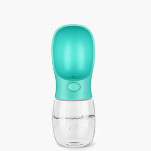 THE DDS STORE Dog Water Bottle , Pet Care Cup For Outdoor Walking, Hiking, (12 Oz / 350ml) Plastic Pet Bowl & Bottle