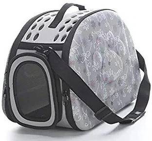 DogTrust Fabric Crate Pet Dog Travel Carrier Kennel, Dog and Cat Carry Bag (20.4 x 8.6 x 11.4 Inches) Multicolor Backpack Pet Carrier