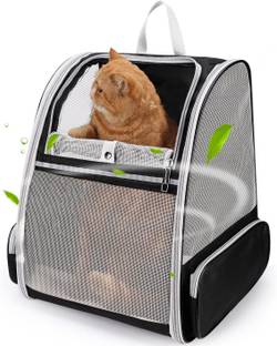 Xigwig Pet Carrier Backpack for Dogs and Cats,Puppies Black Backpack Pet Carrier