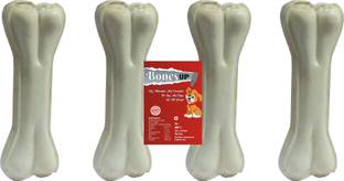 Bones UP Dog Chew Bone 4 inch - 4 Pc Pack, Bones for Dogs Chicken Dog Chew