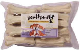 Wuff-wuff 100% Digestible Chewable Calcium Bones for Dogs (800 g, Pack of 16) Dog Chew