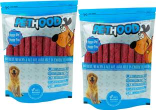 PET HOOD Dog Chew Mutton Flavor Stick 450 g + 450 g(Pack of 2), Stick for Dogs, Dog Stick Mutton Dog Chew
