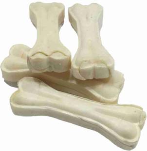 Pet Clue (5 Inch Pack of 4) Dog Pet Food Press Bone Calcium&Twisted Chicken Dog Chew Bone Chicken Dog Chew