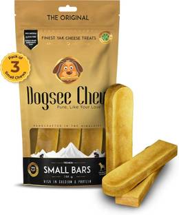 Dogsee Chew Small Bars|100% Natural Himalayan Vegetarian Yak Chew Sticks-100 gm Cheese Dog Chew