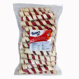 Bones UP Dog Chew Twisted Stick 950 g, Mutton Spiral Sticks for Dogs, Dog Sticks Mutton Dog Chew