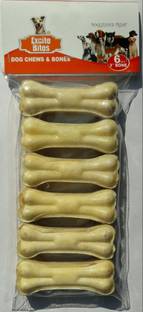 Excite Bites Rawhide Bones (Size 3") (6 Pcs) Dog Chew