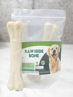 Wagify Dog Bone 8 Inch2 pcs Dog Treat , Dog Bones, Calcium Bones, Rawhide Bone Chicken, Beef Dog Chew