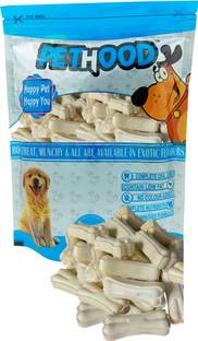 PET HOOD Dog Chew Bone 3 inch - 500 gm , Dog Bones, Bones for Dogs, Dog Treats Chicken Dog Chew
