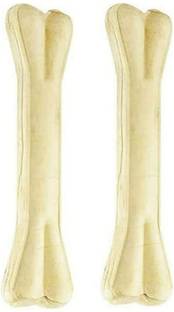 MS PET HOUSE Rawhide Dog Chew Bone 8 inches Beef Dog Chew