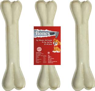 Bones UP Dog Chew Bones 6 inches 3 Pieces Healthy Delicious Chews for Dogs of All Size Chicken Dog Chew