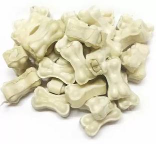 Hundur Store Pet treat And accessories Digestible Calcium Press Bone 2 inch Chicken Dog Chew
