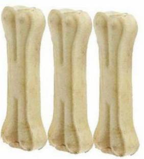 KALEYE Pressed Dog Bone 6 inches (Medium) - Pack of 3 Bones. Dog Chew Treat Chicken Dog Chew